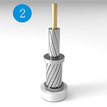 ACCC/TW-Trapezoidal aluminum wire conductor composite core reinforced